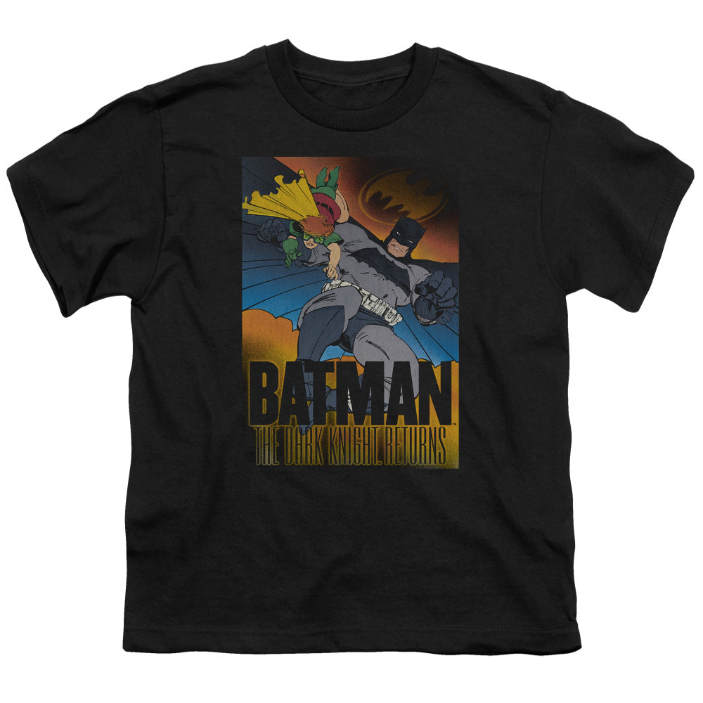 Batman Dk Returns Kids Youth T Shirt Black Officially Licensed