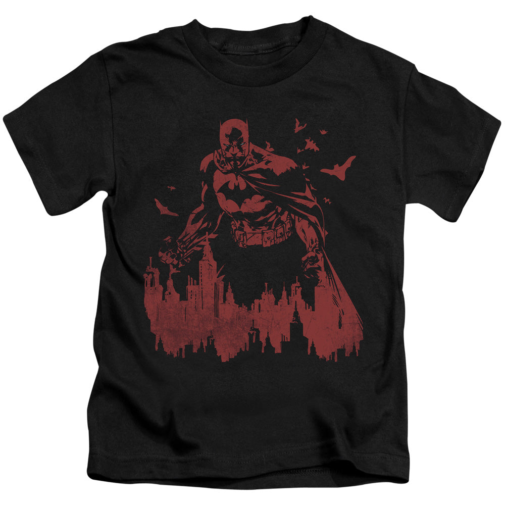 Batman Red Knight Juvenile Kids Youth T Shirt Black Officially Licensed