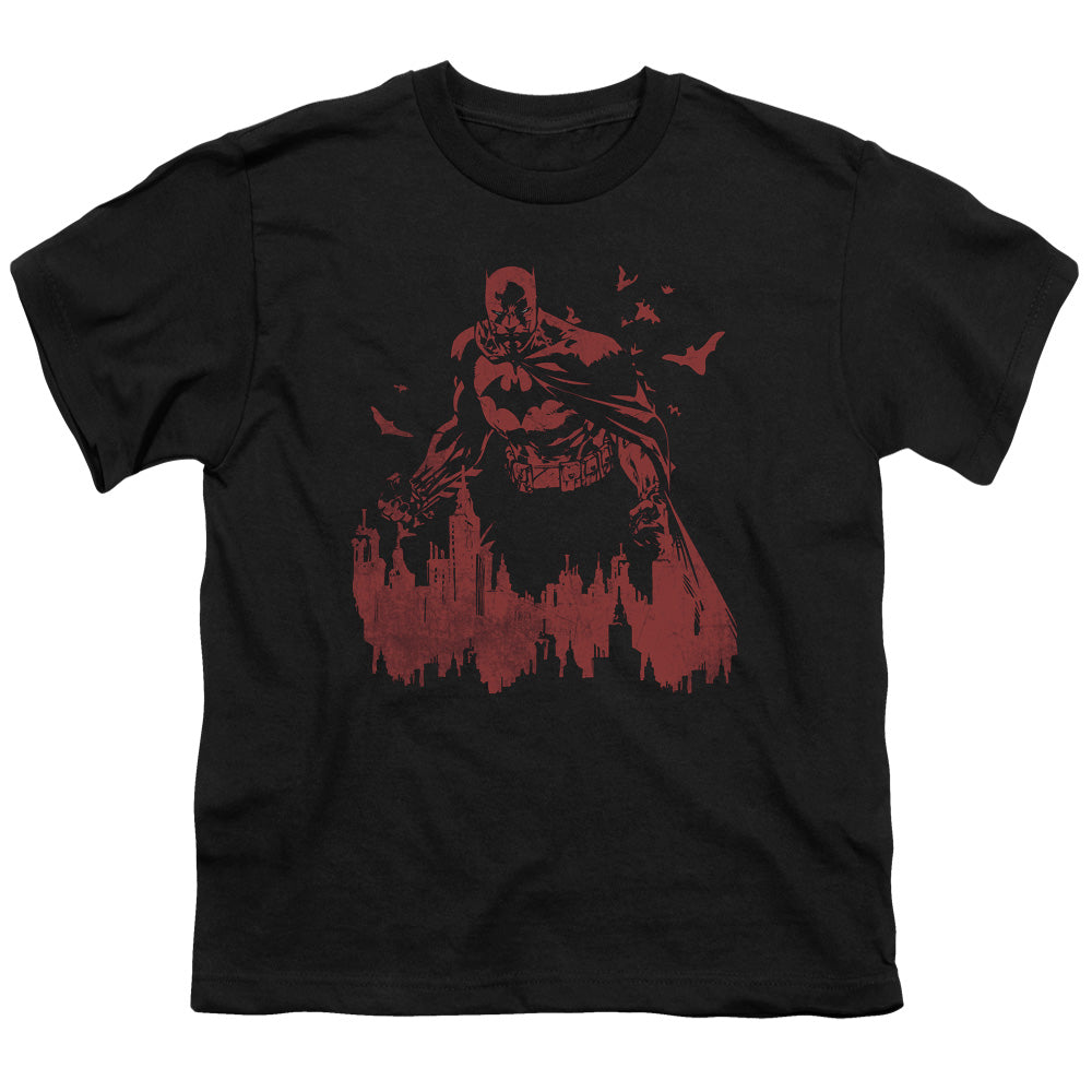 Batman Red Knight Kids Youth T Shirt Black Officially Licensed