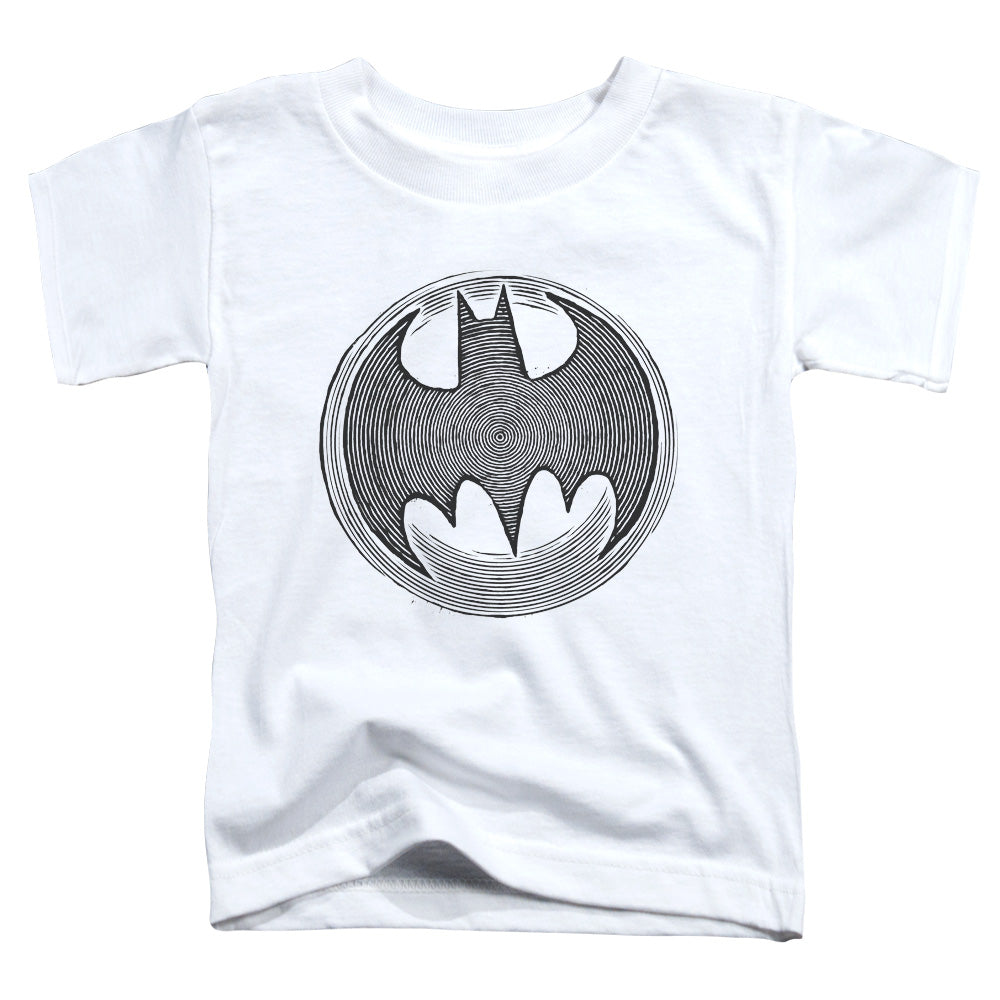 Batman Knight Knockout Toddler Kids Youth T Shirt White Officially Licensed