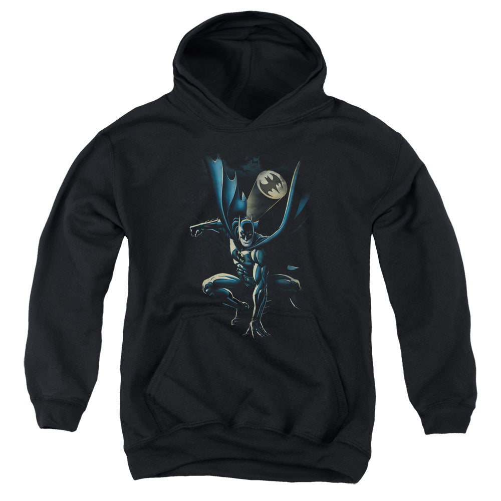 Batman Calling All Bats Kids Youth Hoodie Black Officially Licensed