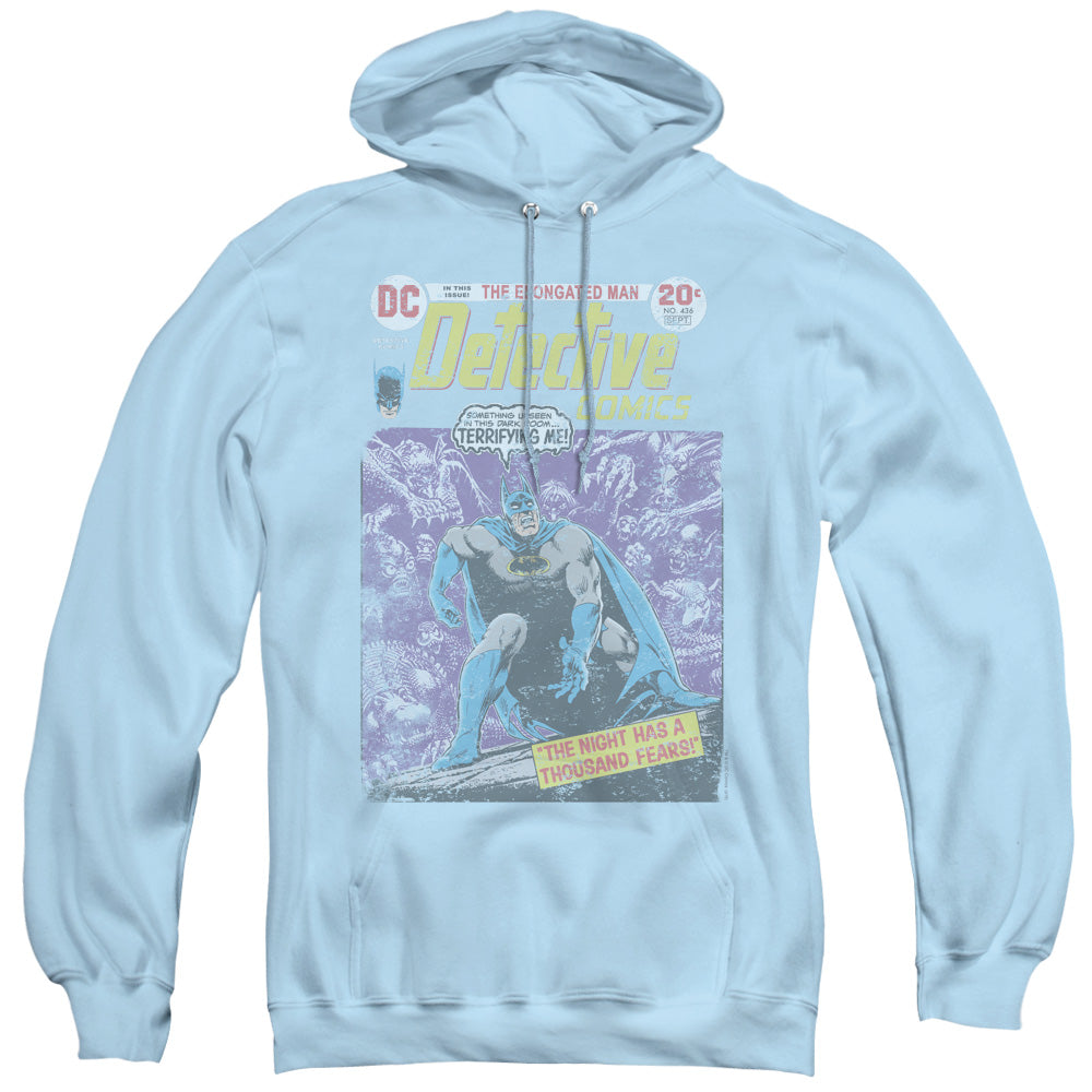 Batman A Thousand Fears Mens Hoodie Light Blue Officially Licensed