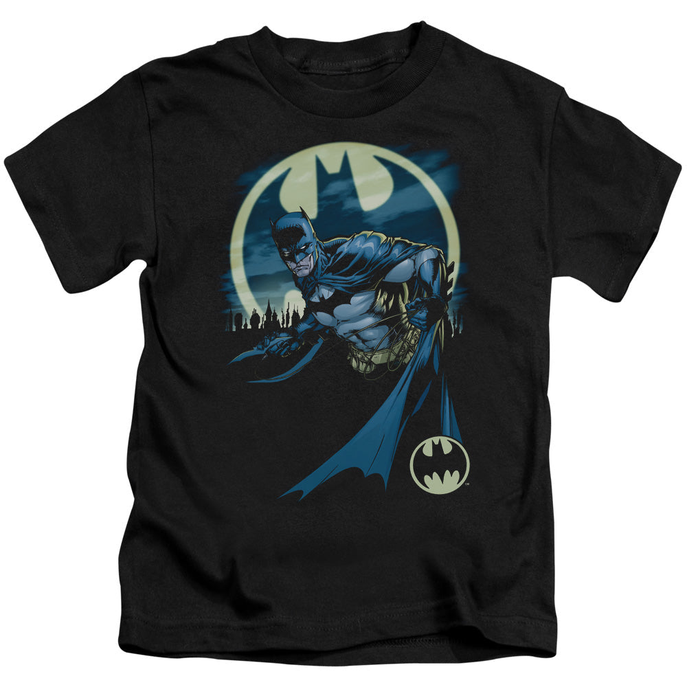 Batman Heed The Call Juvenile Kids Youth T Shirt Black Officially Licensed