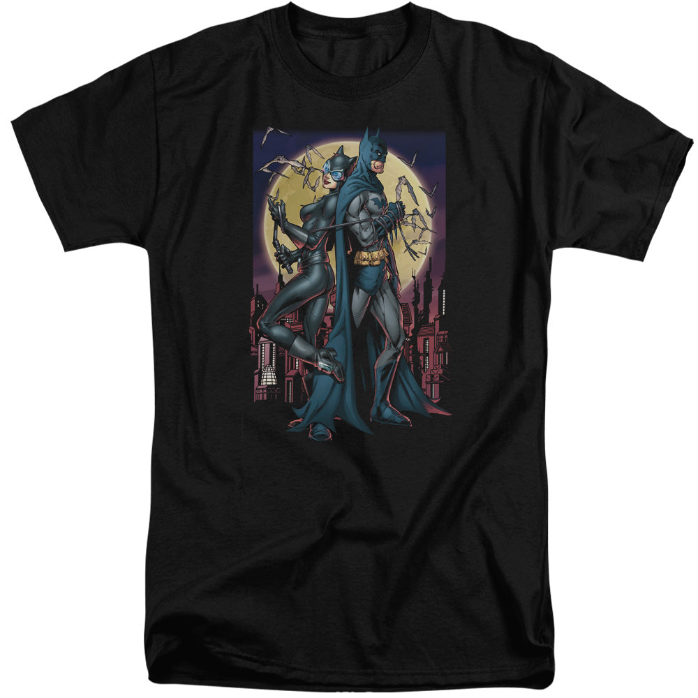 Batman Paint The Town Red Mens Tall T Shirt Black Officially Licensed