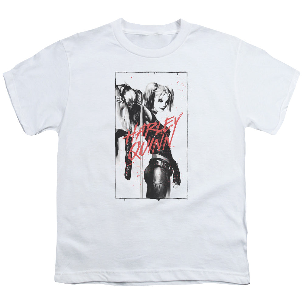 Batman Inked Quinn Kids Youth T Shirt White Officially Licensed