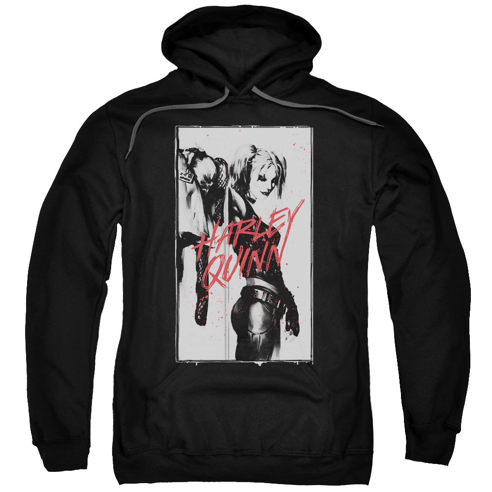 Batman Inked Quinn Mens Hoodie Black Officially Licensed