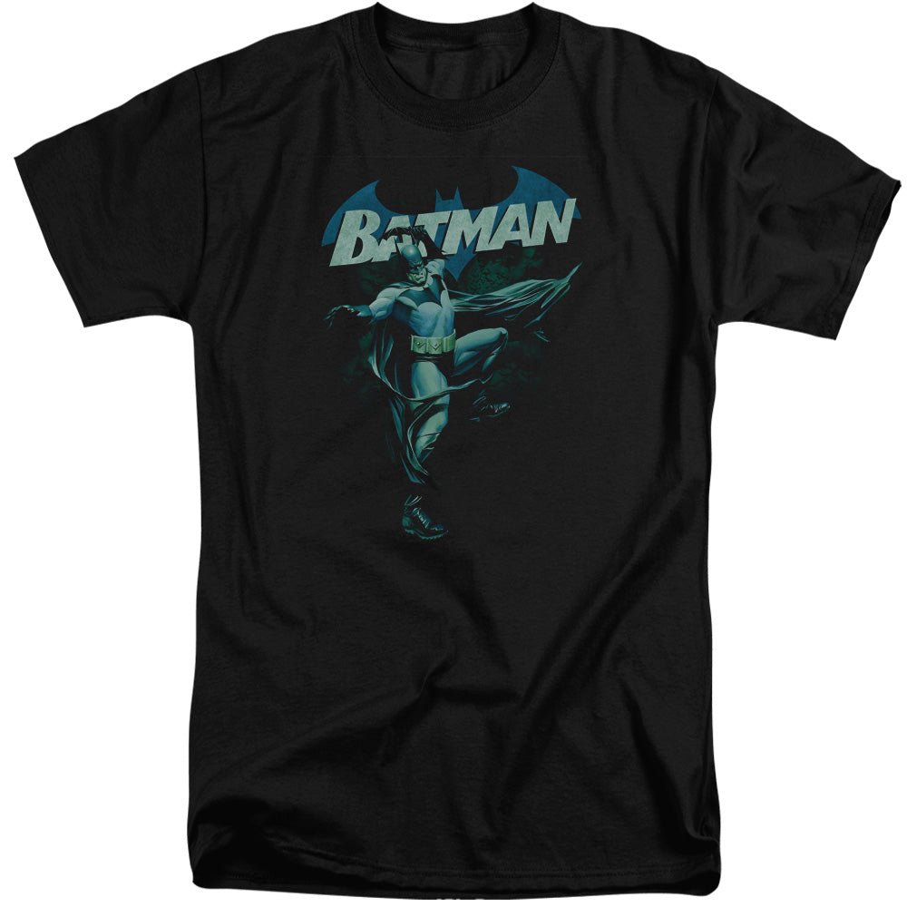 Batman Blue Bat Mens Tall T Shirt Black Officially Licensed