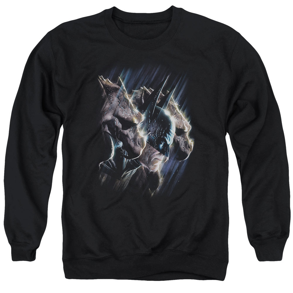 Batman Gargoyles Mens Crewneck Sweatshirt Black