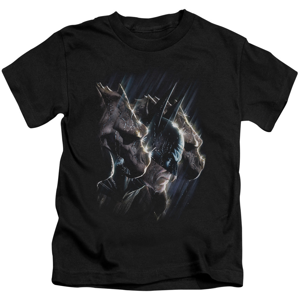 Batman Gargoyles Juvenile Kids Youth T Shirt Black Officially Licensed