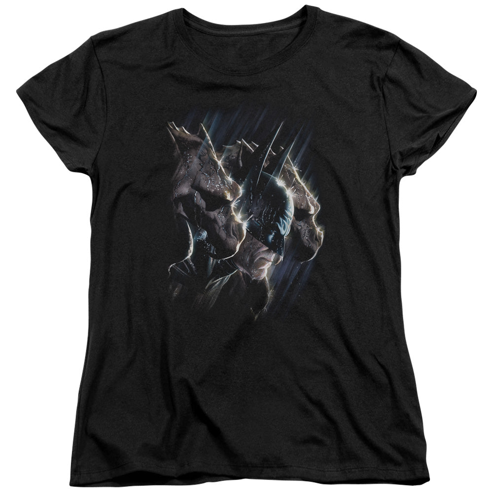 Batman Gargoyles Womens T Shirt Black Officially Licensed