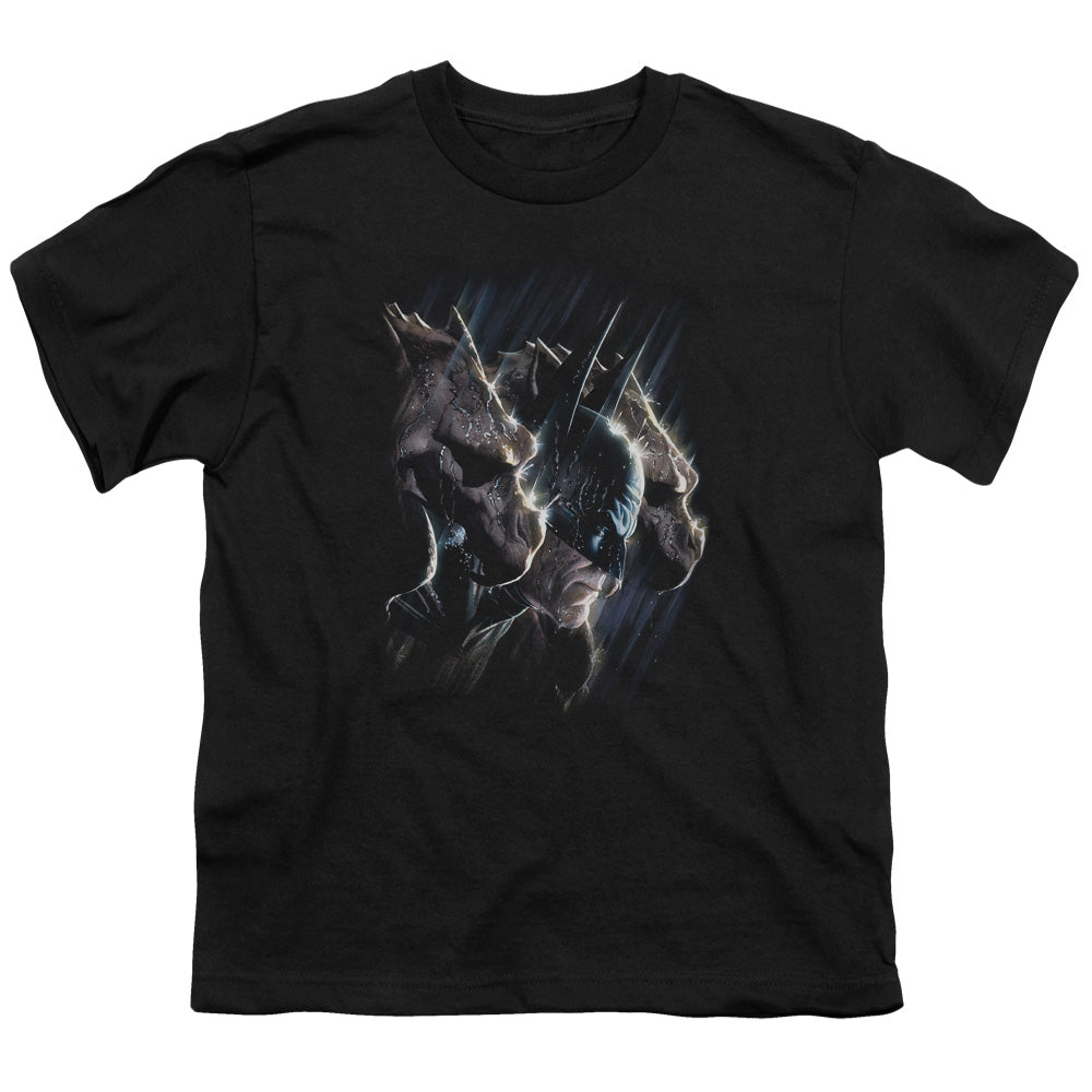 Batman Gargoyles Kids Youth T Shirt Black Officially Licensed