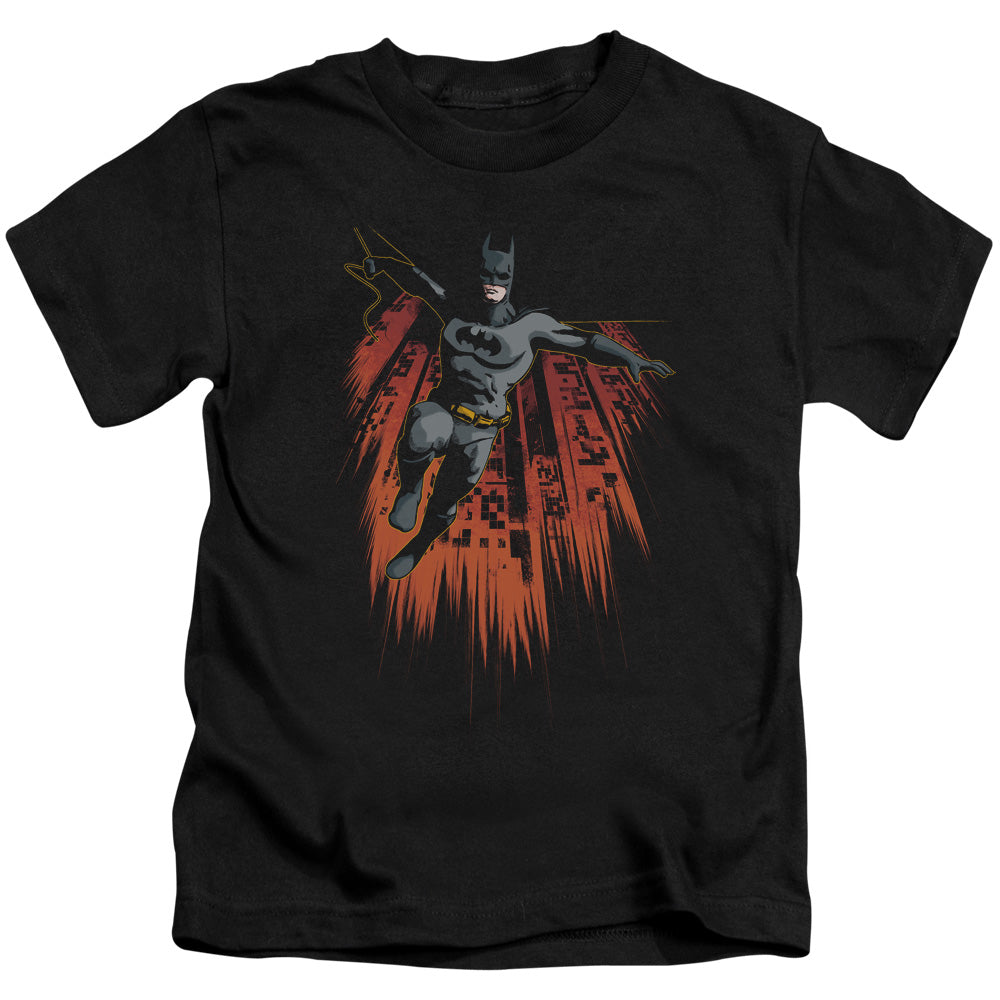 Batman Majestic Juvenile Kids Youth T Shirt Black Officially Licensed