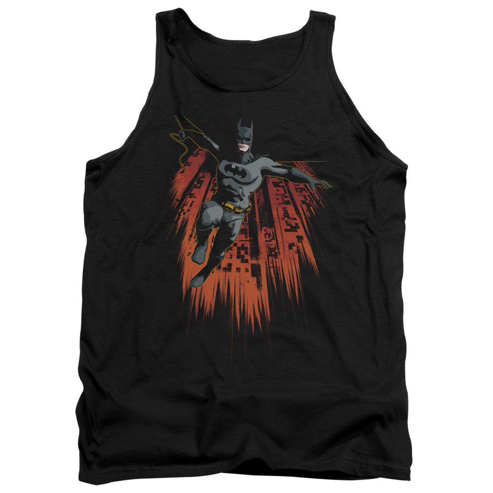 Batman Majestic Mens Tank Top Shirt Black Officially Licensed