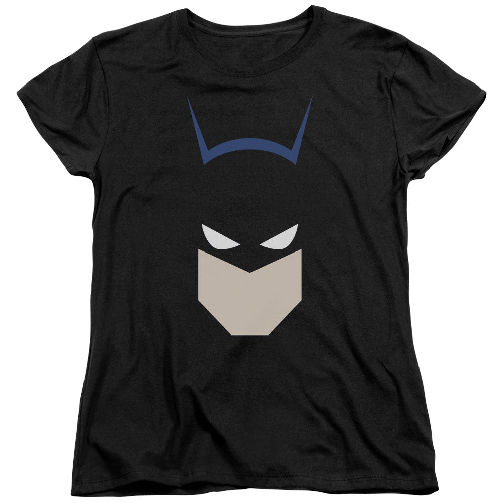 Batman Bat Head Womens T Shirt Black Officially Licensed
