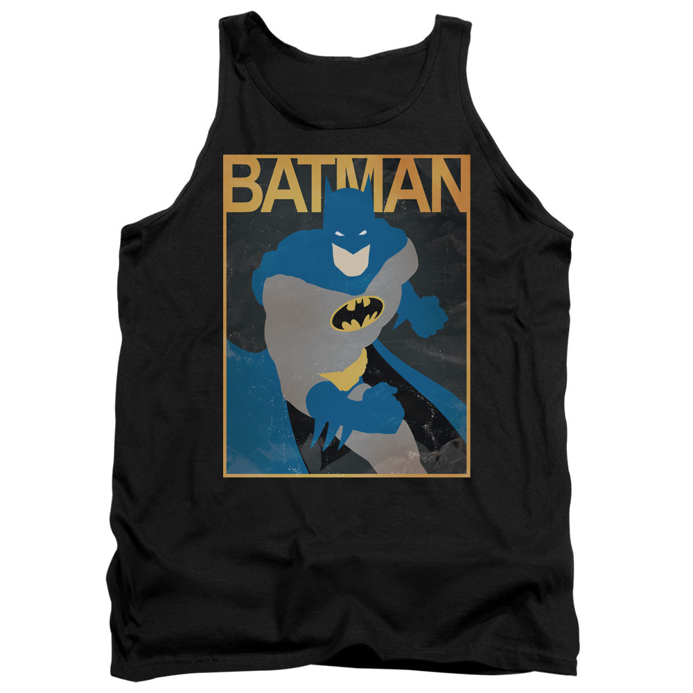 Batman Simple Bm Poster Mens Tank Top Shirt Black Officially Licensed