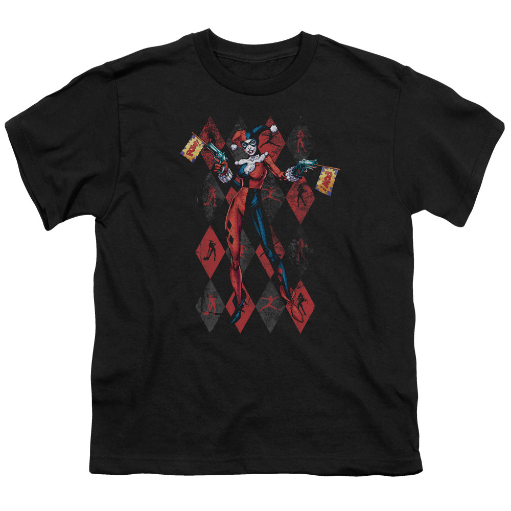 Batman Pow Pow Kids Youth T Shirt Black Officially Licensed