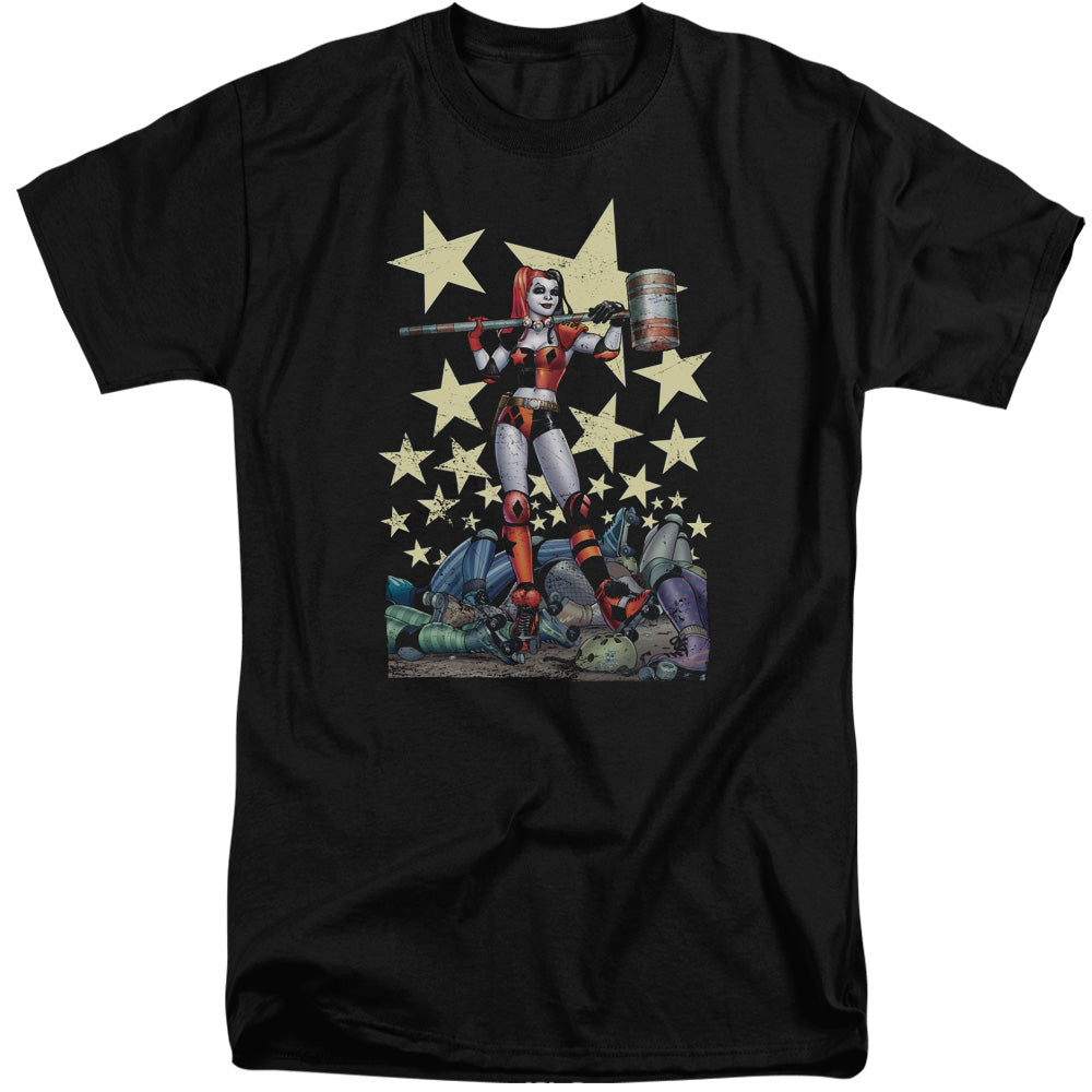 Batman Hammer Time Mens Tall T Shirt Black Officially Licensed