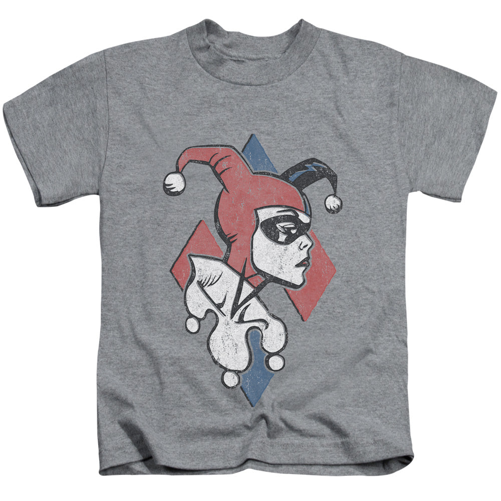 Batman Profiling Juvenile Kids Youth T Shirt Athletic Heather Officially Licensed