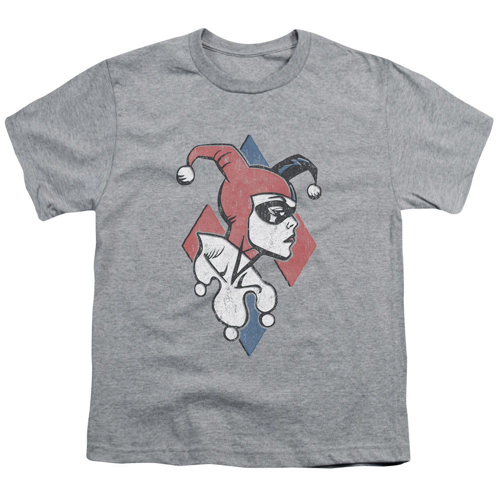 Batman Profiling Kids Youth T Shirt Athletic Heather Officially Licensed