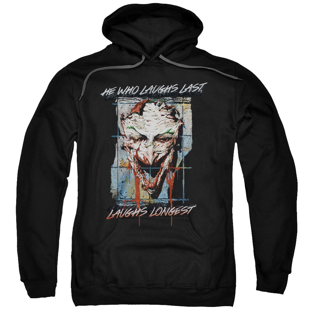 Batman Just For Laughs Mens Hoodie Black Officially Licensed