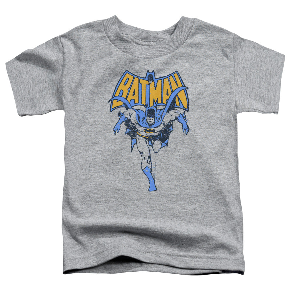 Batman Vintage Run Toddler Kids Youth T Shirt Athletic Heather Officially Licensed