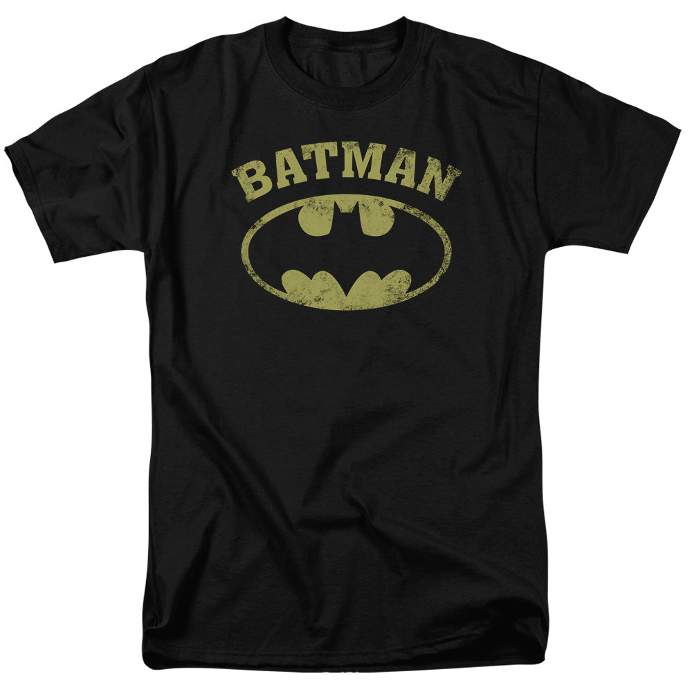 Batman Over Symbol Mens T Shirt Black Officially Licensed