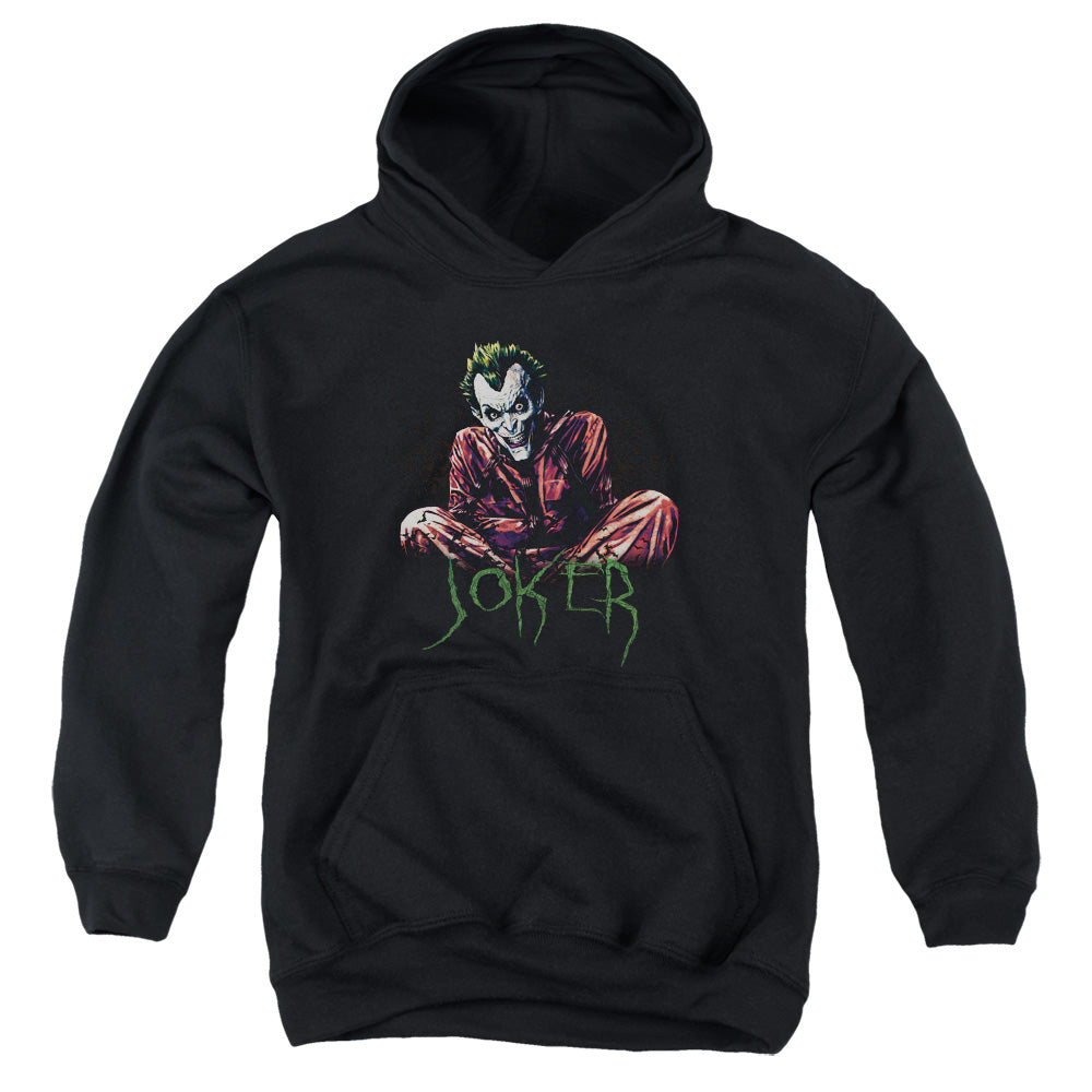 Batman Straight Jacket Kids Youth Hoodie Black Officially Licensed