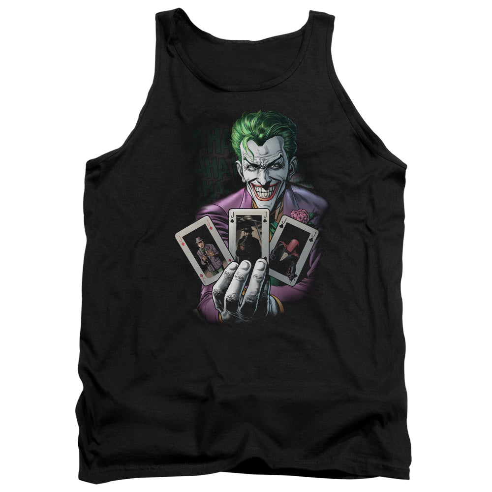 Batman 3 Of A Kind Mens Tank Top Shirt Black Officially Licensed