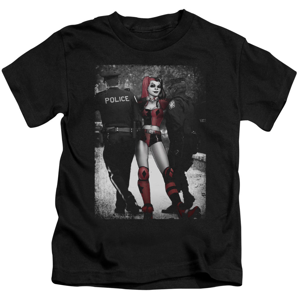 Batman Arrest Juvenile Kids Youth T Shirt Black Officially Licensed