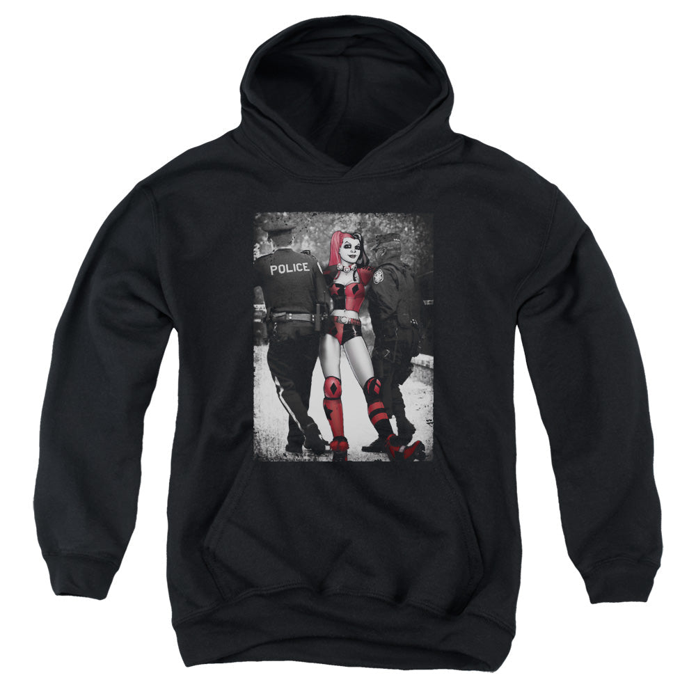Batman Arrest Kids Youth Hoodie Black Officially Licensed