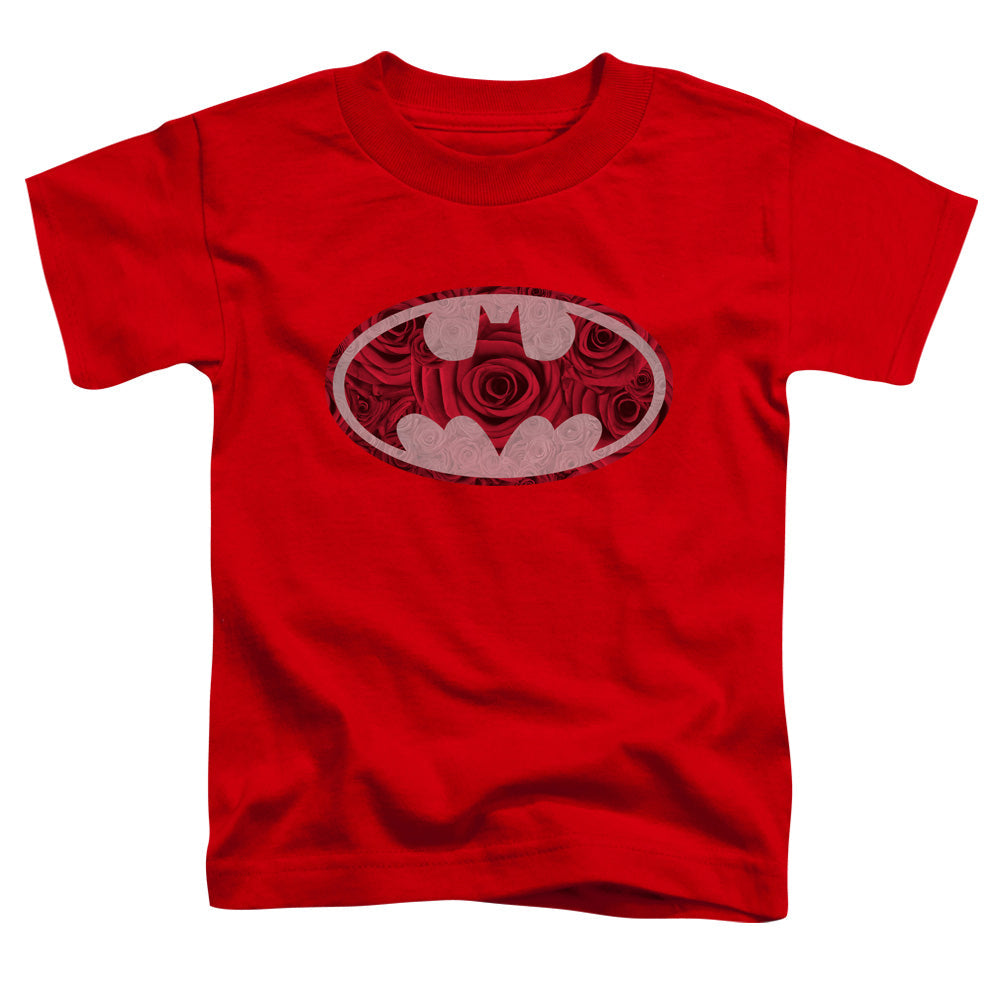 Batman Rosey Signal Toddler Kids Youth T Shirt Red Officially Licensed