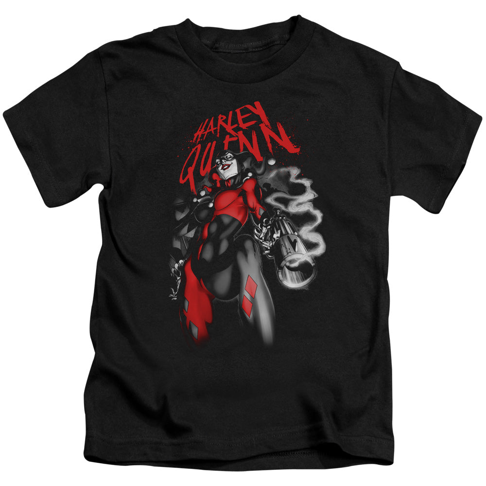 Batman Down The Barrel Juvenile Kids Youth T Shirt Black Officially Licensed