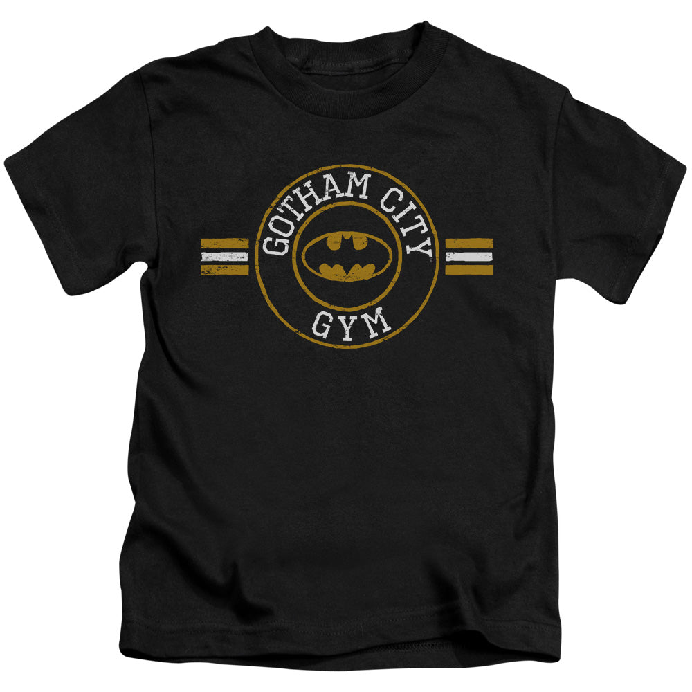 Batman Gotham City Gym Juvenile Kids Youth T Shirt Black Officially Licensed