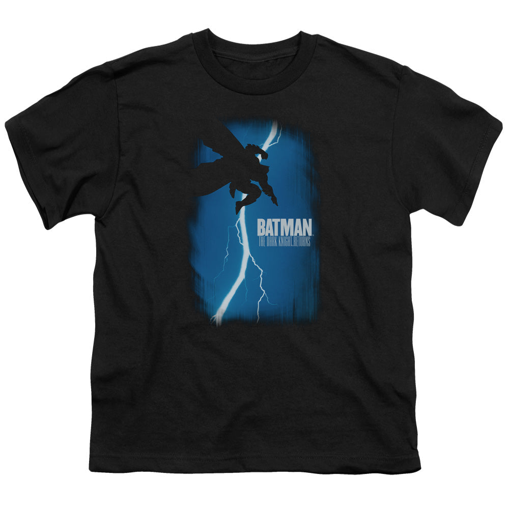 Batman Dkr Cover Kids Youth T Shirt Black Officially Licensed