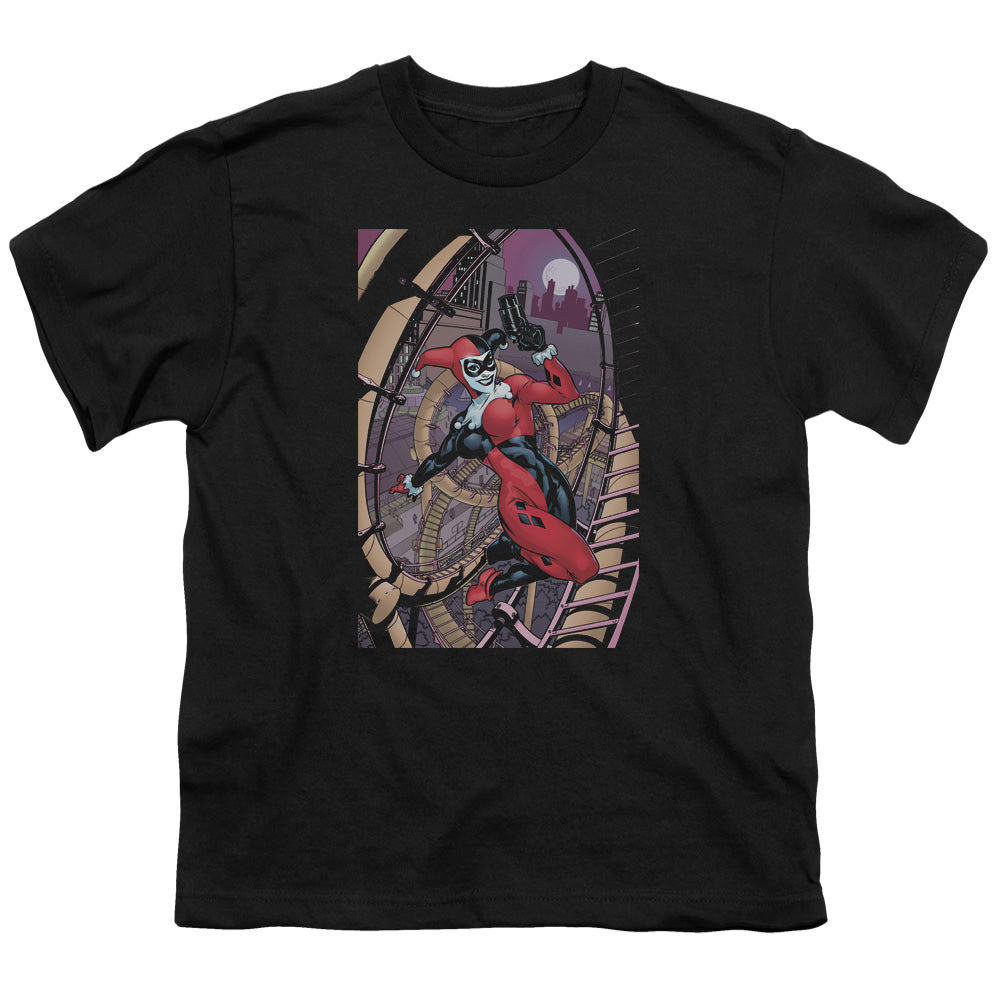 Batman Harley First Kids Youth T Shirt Black Officially Licensed
