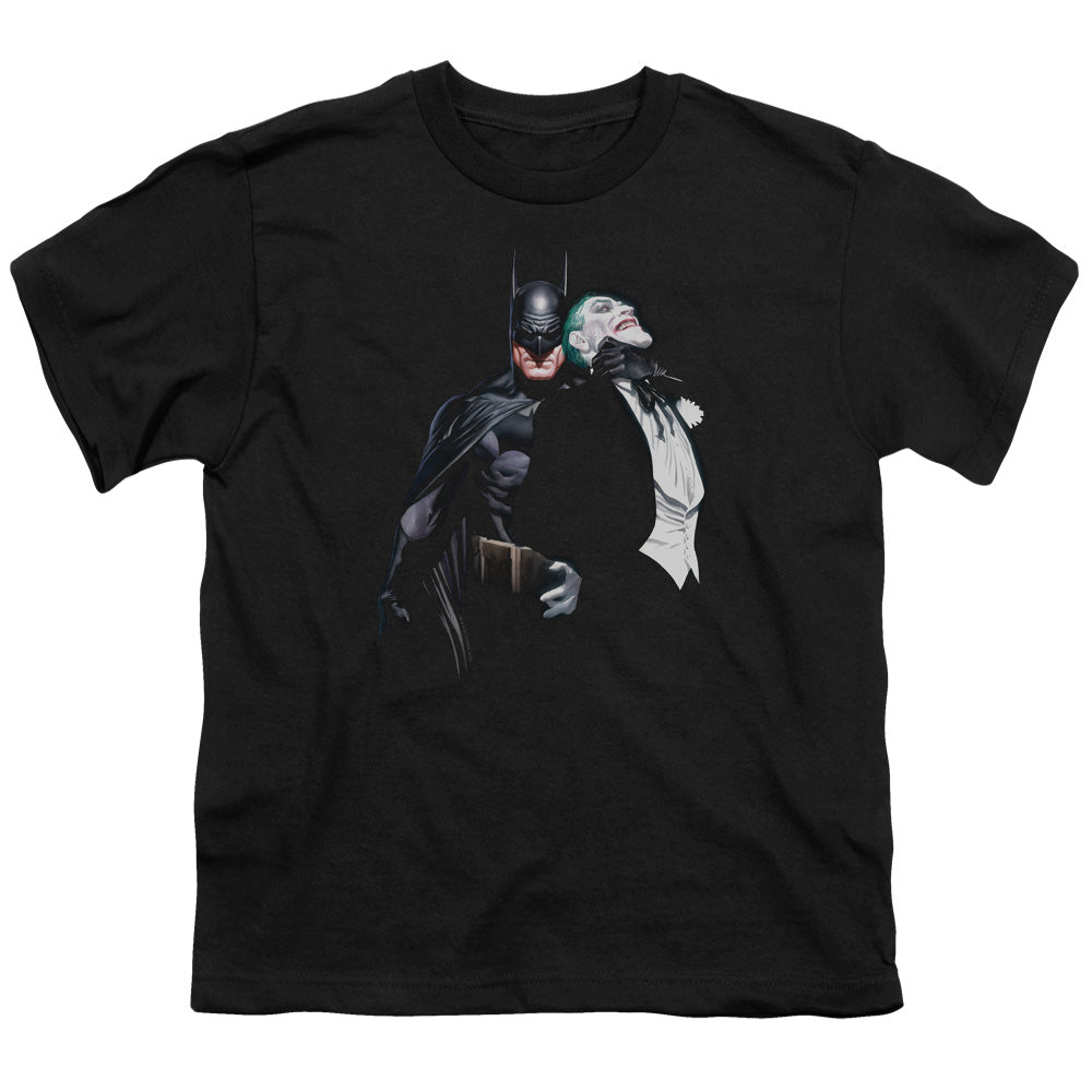 Batman Joker Choke Kids Youth T Shirt Black Officially Licensed