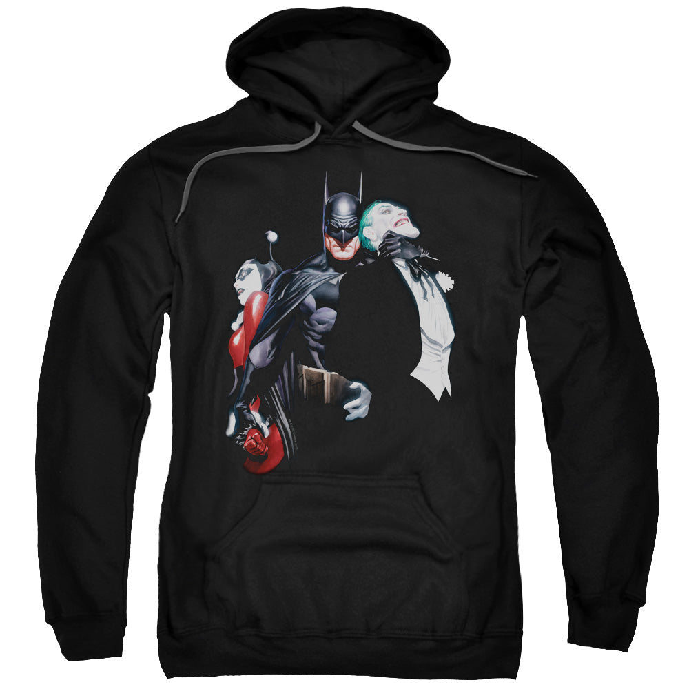 Batman Joker Harley Choke
Mens Hoodie Black Officially Licensed