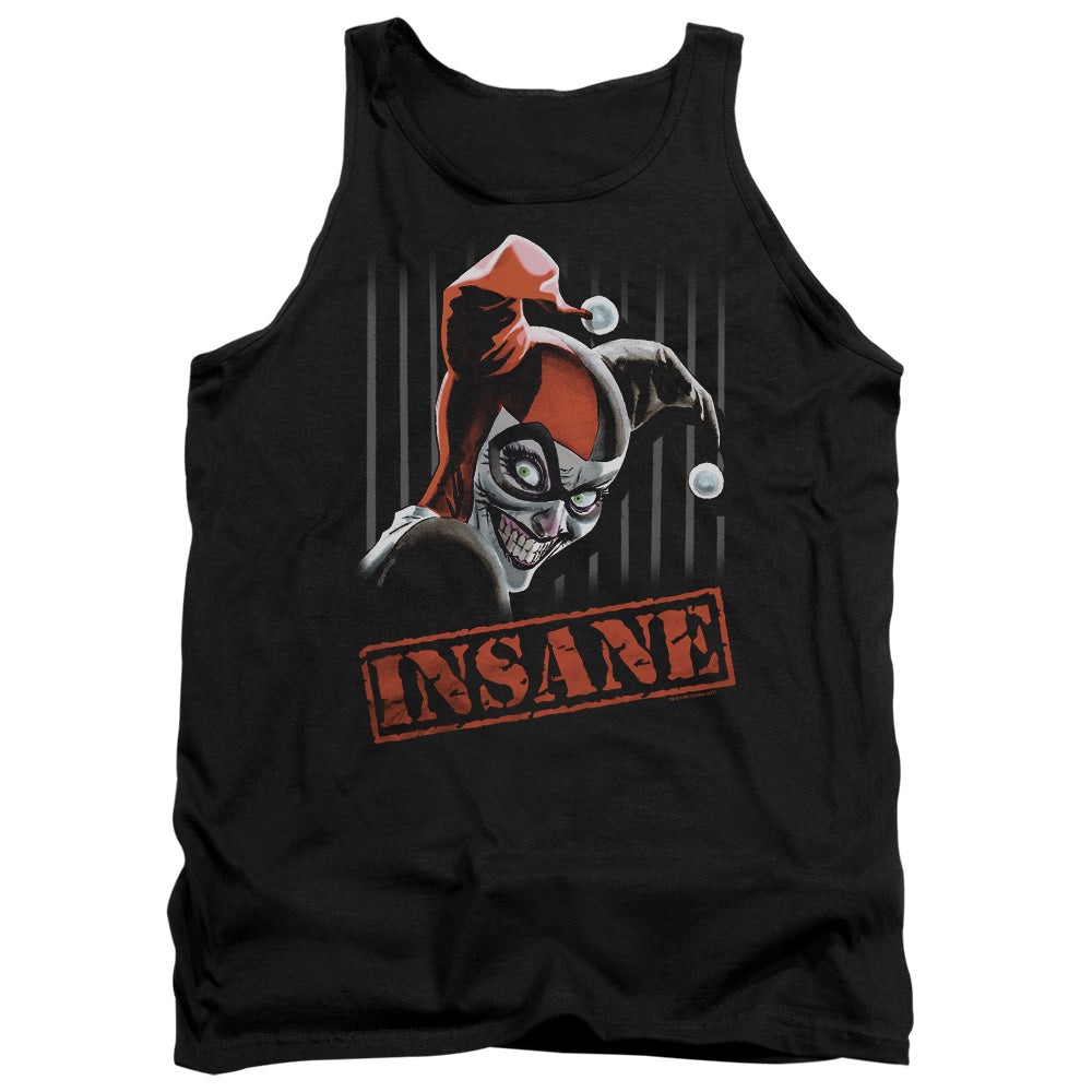 Batman Insane Mens Tank Top Shirt Black Officially Licensed