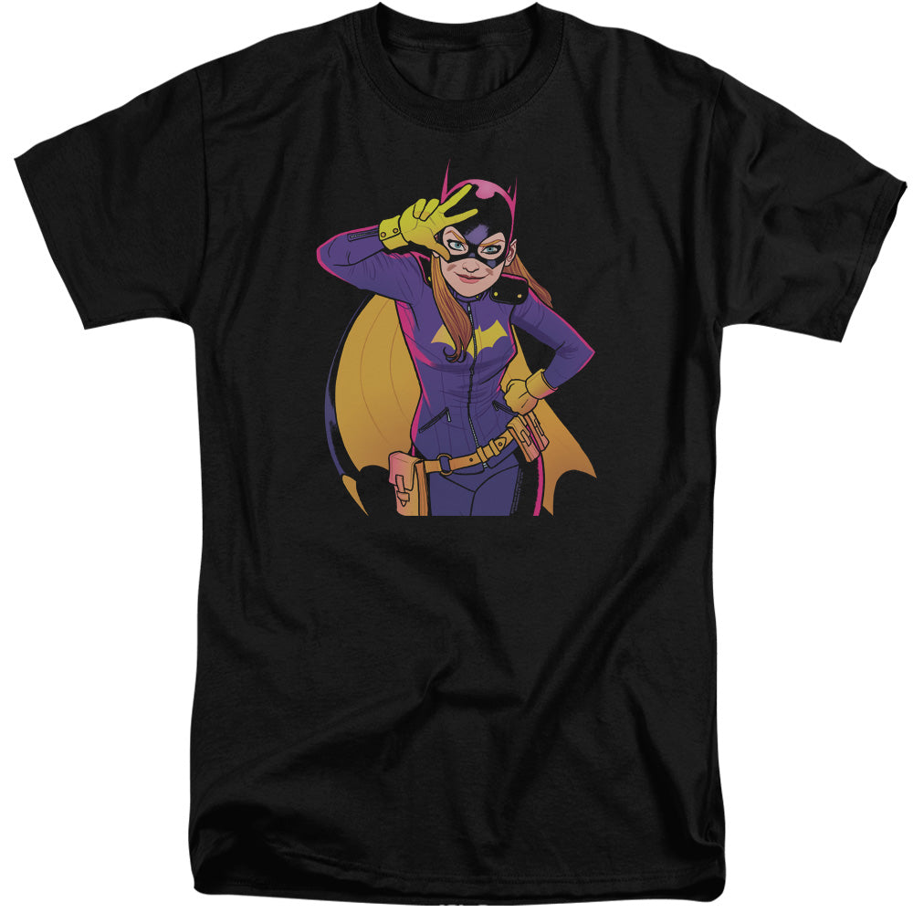 Batman Batgirl Moves Mens Tall T Shirt Black Officially Licensed
