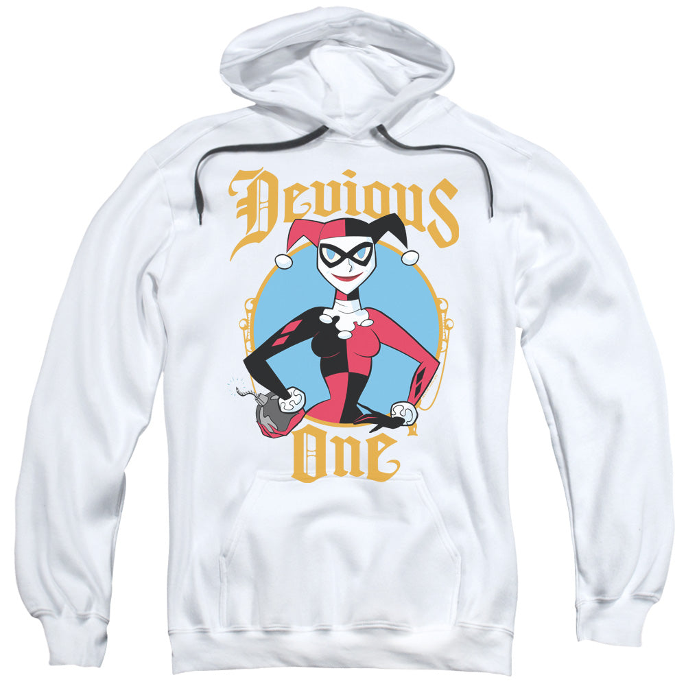 Batman Devious One Mens Hoodie White Officially Licensed