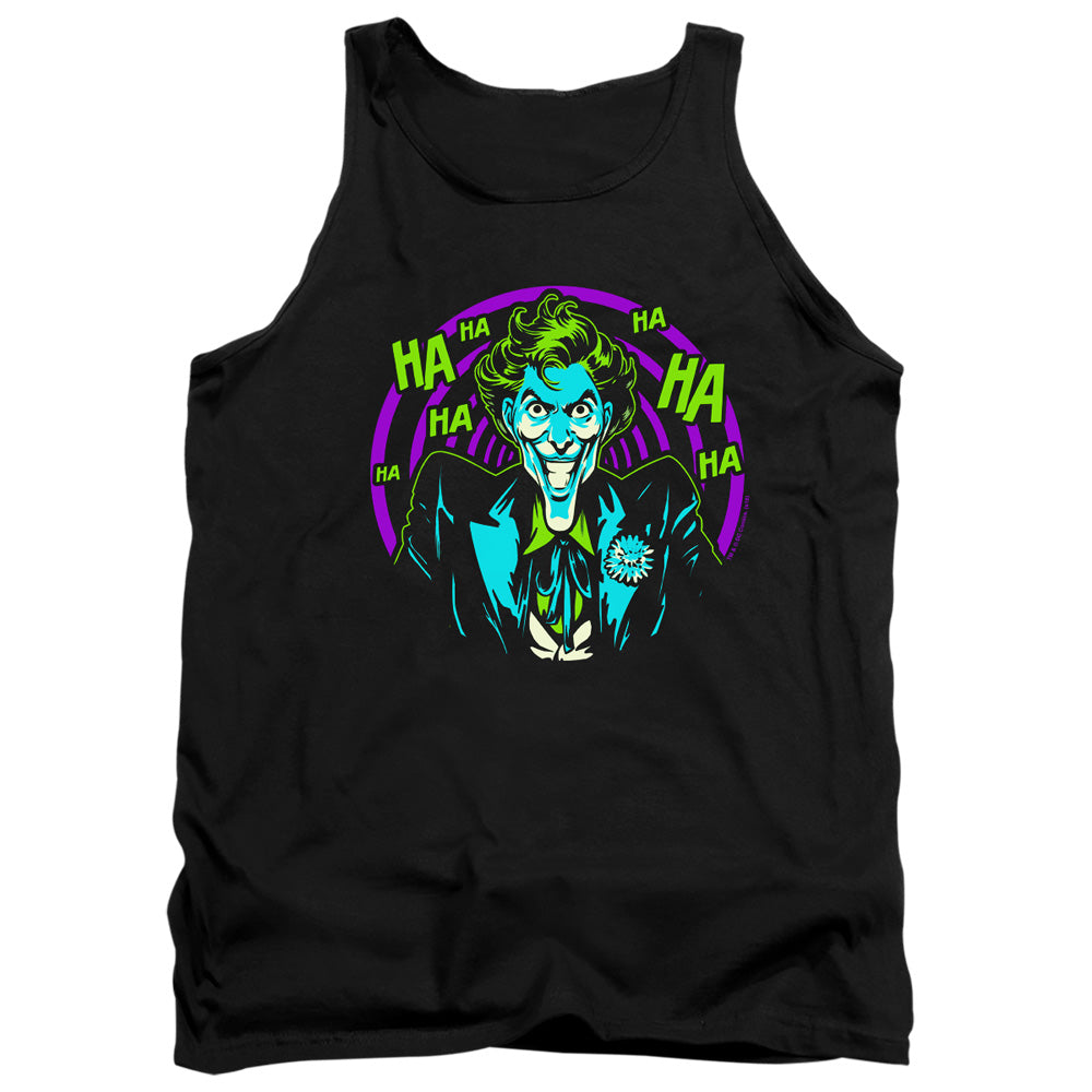 Batman Hahaha Mens Tank Top Shirt Black Officially Licensed