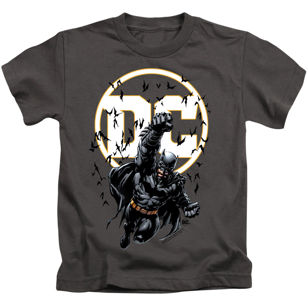 Batman Batman Dc Juvenile Kids Youth T Shirt Charcoal Officially Licensed