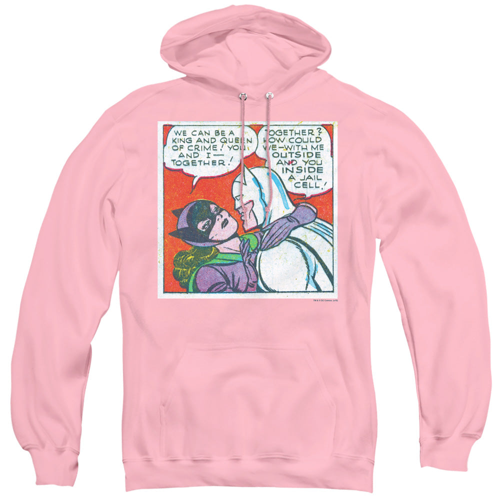 Batman Jail Cell Mens Hoodie Pink Officially Licensed