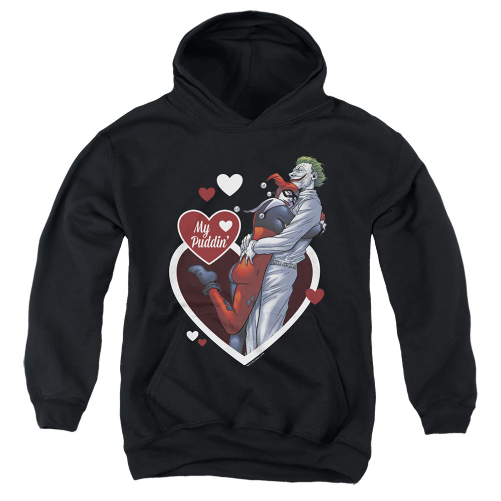 Batman My Puddin Kids Youth Hoodie Black Officially Licensed