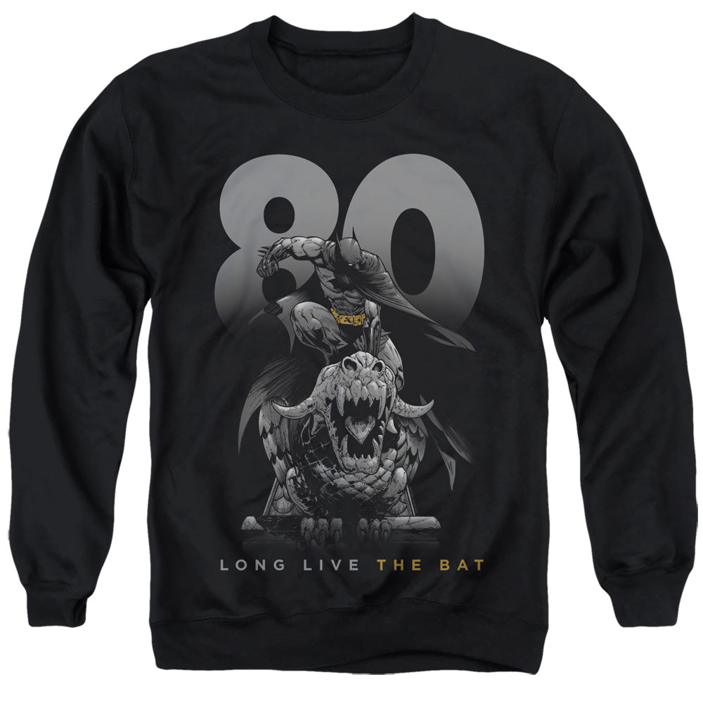 Batman Big 80 Mens Crewneck Sweatshirt Black