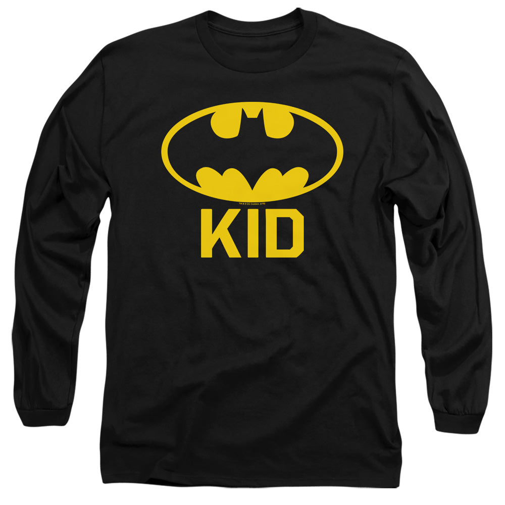 Batman Bat Kid Mens Long Sleeve Shirt Black Officially Licensed