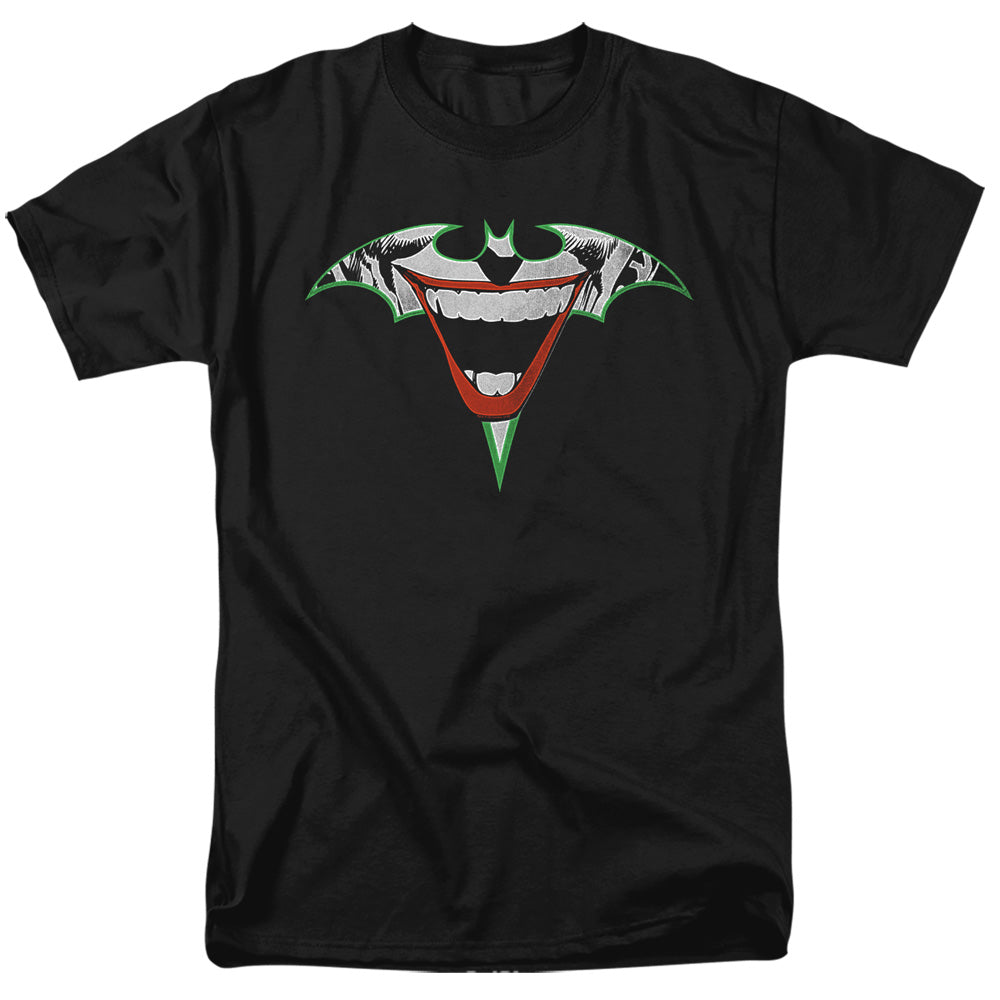 Batman Joker Bat Logo Mens T Shirt Black Officially Licensed