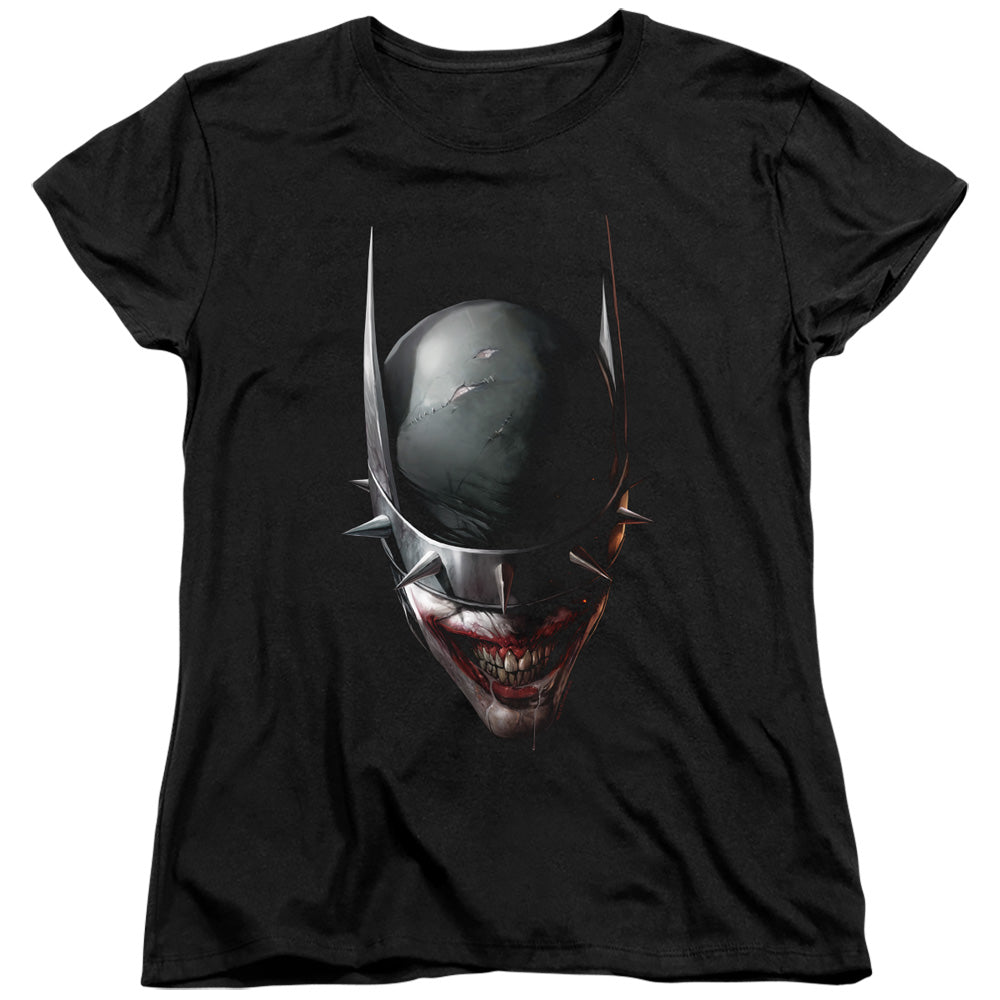 Batman Batman Who Laughs Head Womens T Shirt Black Officially Licensed
