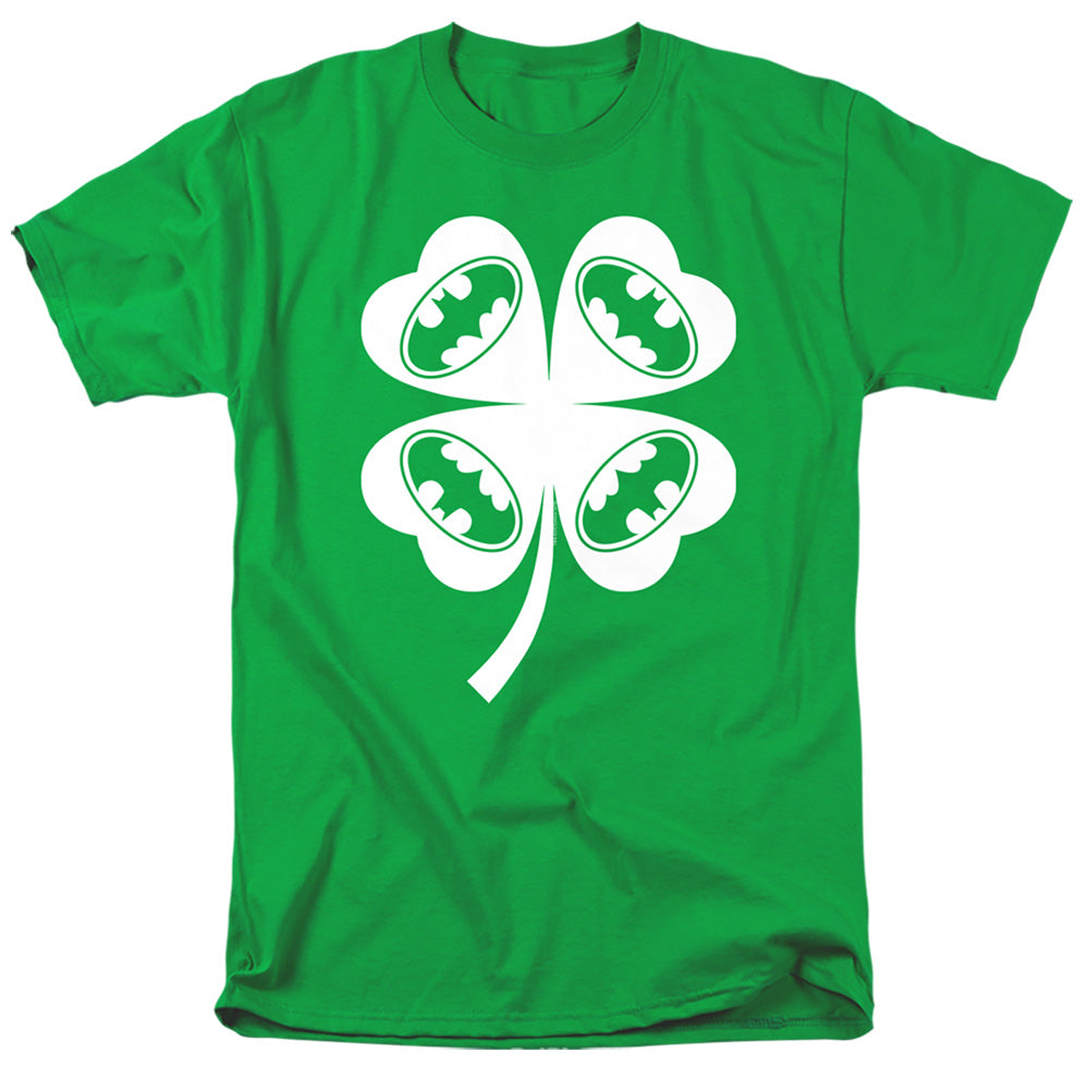 Batman Bat Clover Mens T Shirt Kelly Green Officially Licensed
