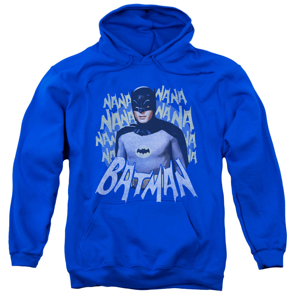 Batman Classic Tv Theme Song Mens Hoodie Royal Blue Officially Licensed